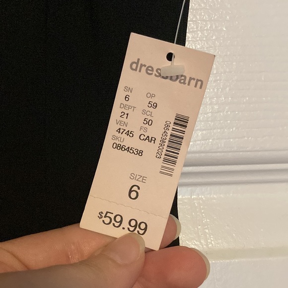 Jones Studio- Black cocktail dress- size 6 - Picture 7 of 7